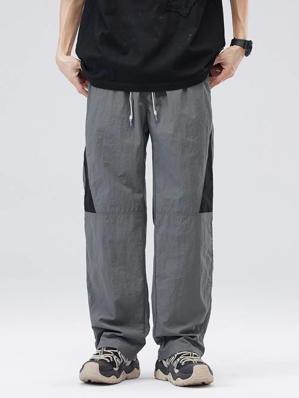 Men's Full Size Drawstring Wide Leg Pants Plus Size, image 2