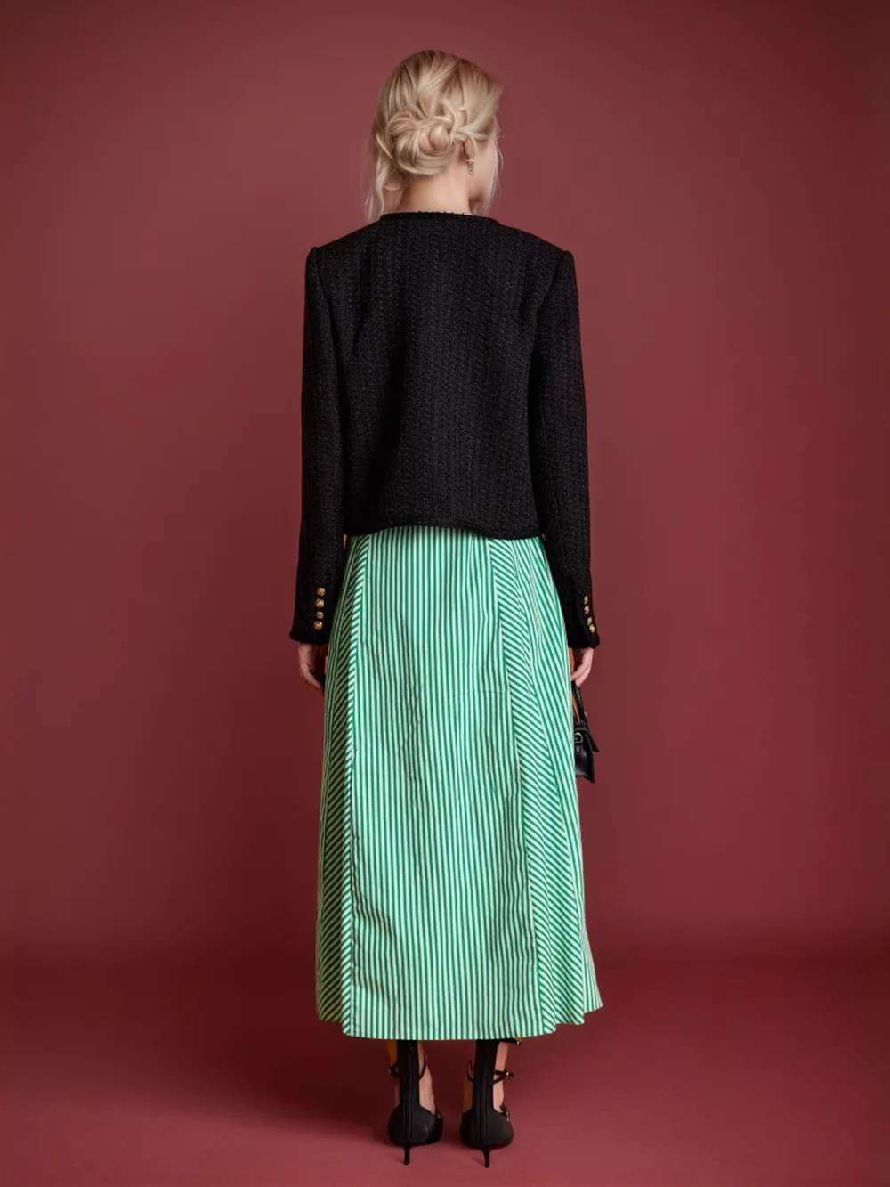 Button Up Long Sleeve Textured Outerwear, image 4