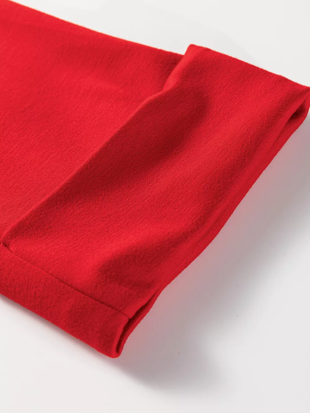 Polo Collar V Neck 3/4 Sleeve Pullover Drawstring Bell Bottom Pants 2pcs Set, image 4