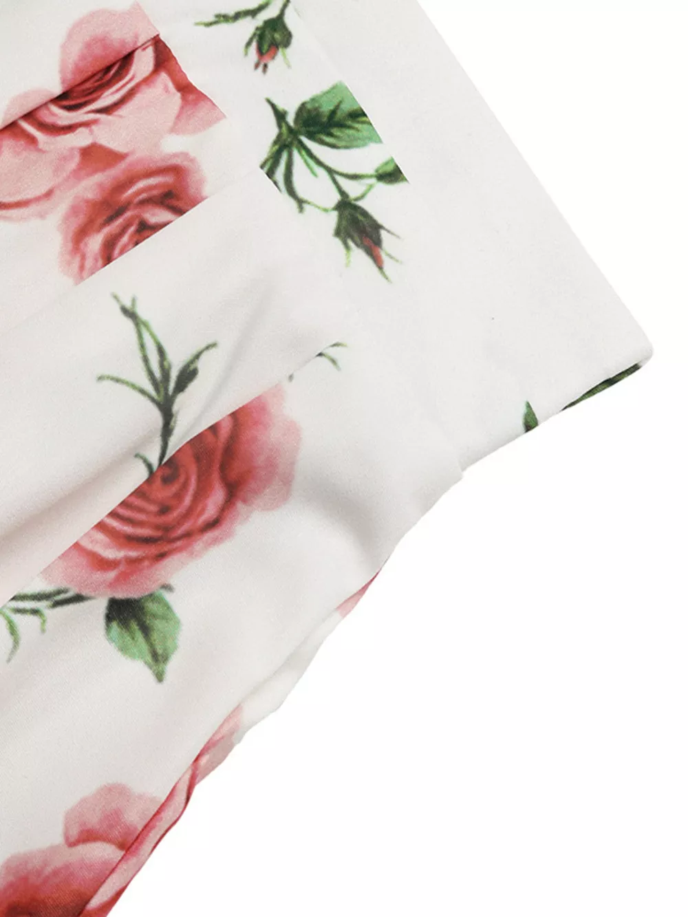 Rose Print Flowy Maxi Skirt, image 7