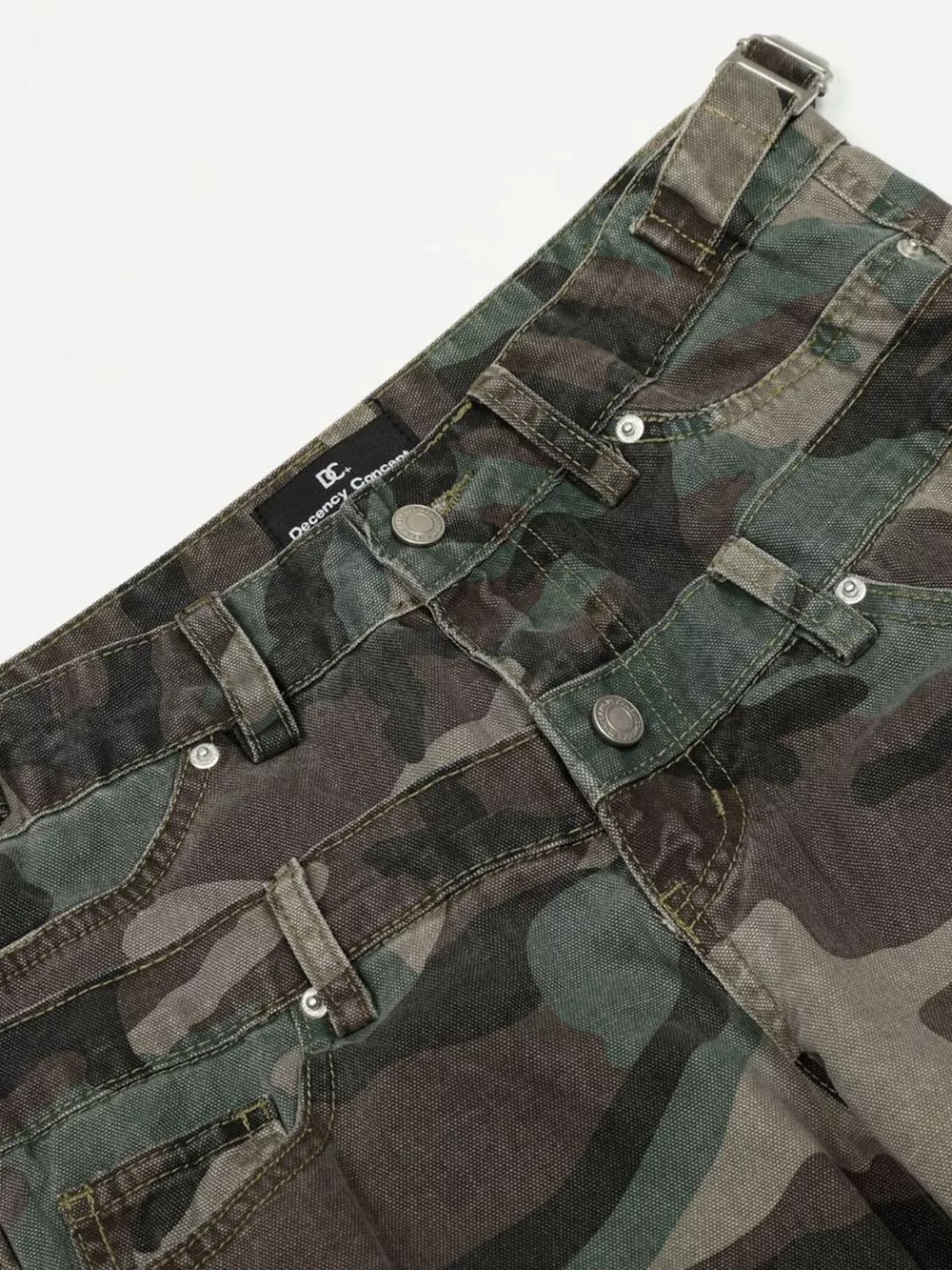 Men's Camouflage Wide-Leg Pants, image 6