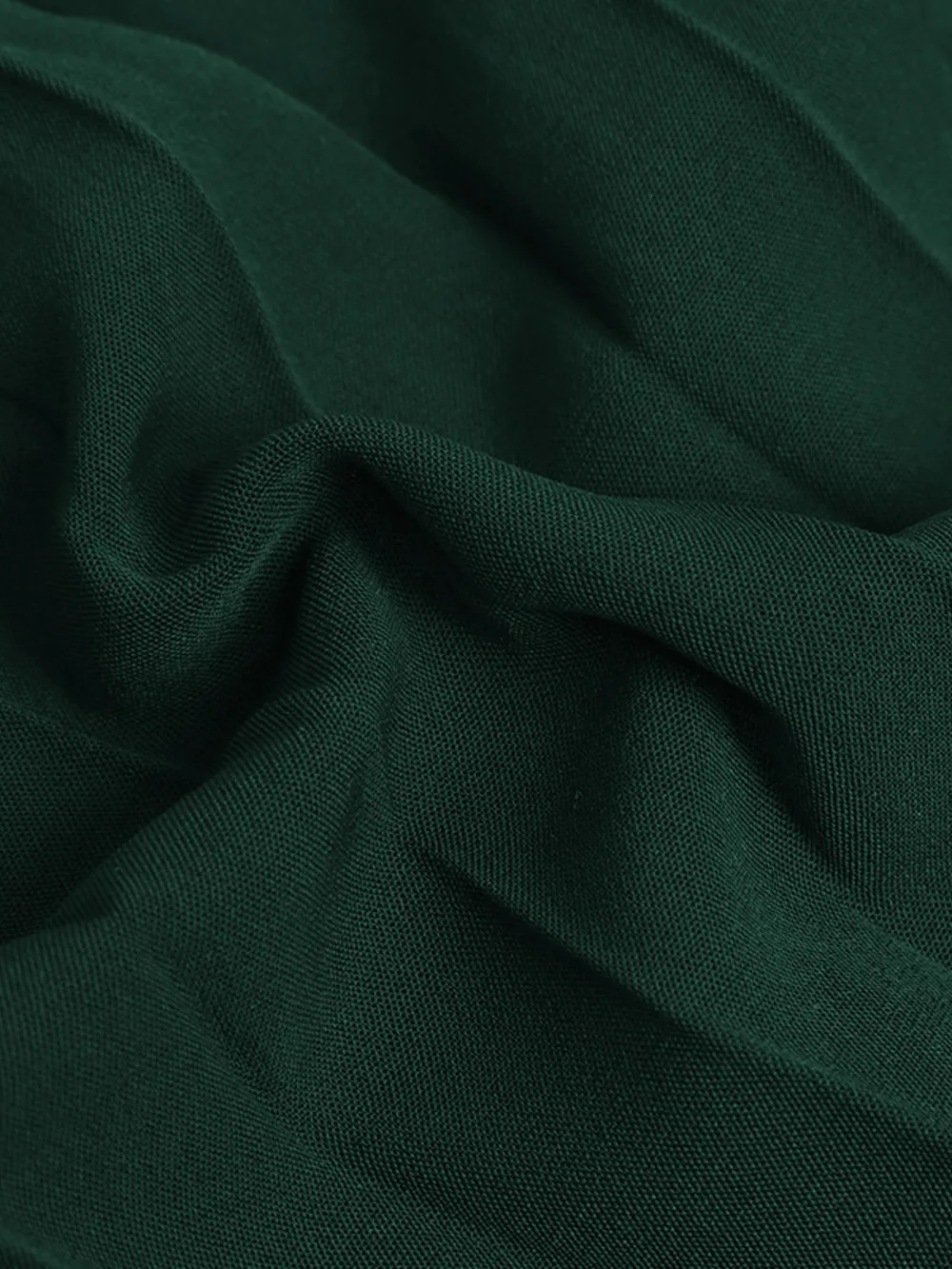 Pleated Round Neck Long Sleeve Dress, image 8