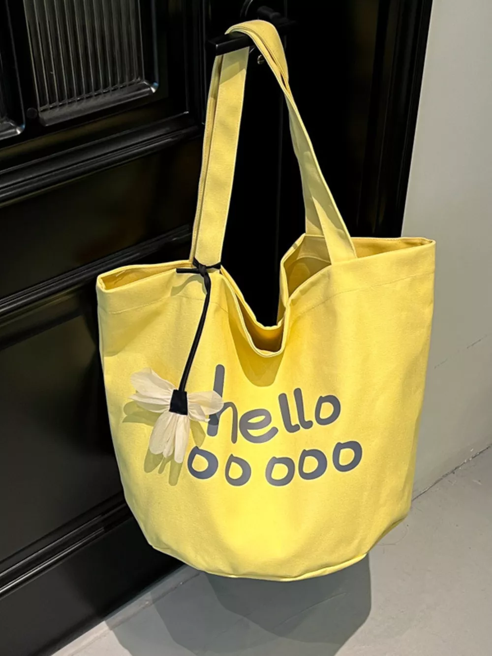 Letter Canvas Tote Bag, image 10