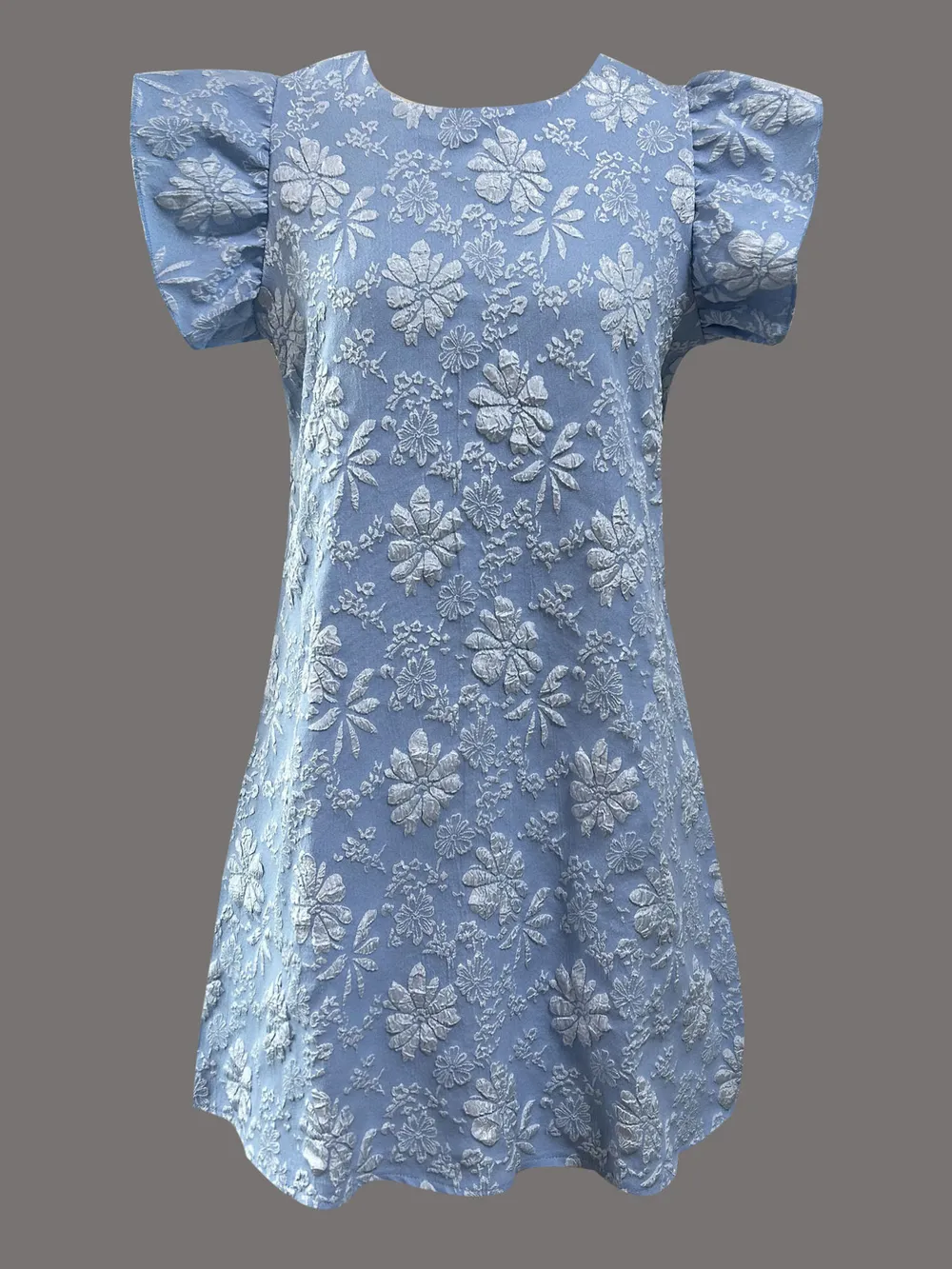 Floral Ruffle Sleeve Summer Dress, image 6
