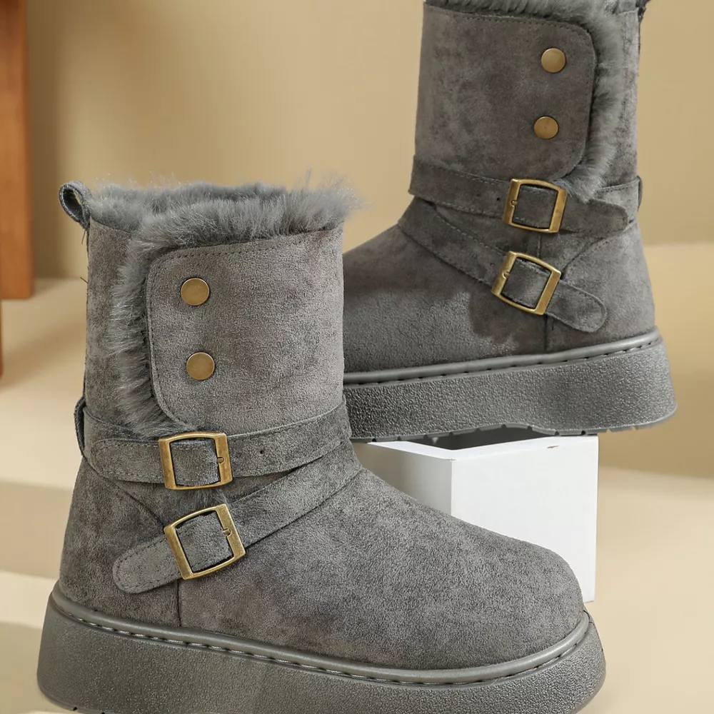 Round Toe Platform Boots, image 10