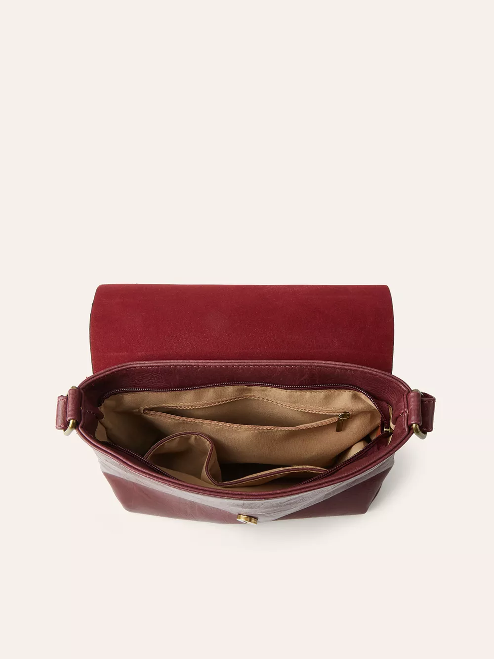 Vintage Buckle Flap Crossbody Bag, image 3