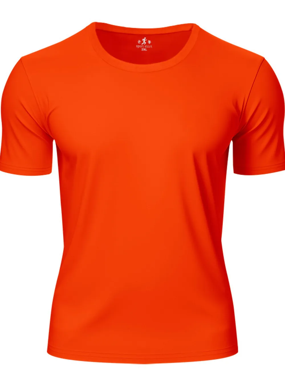 Men's Full Size Round Neck Short Sleeve Active T-Shirt Plus Size, image 6