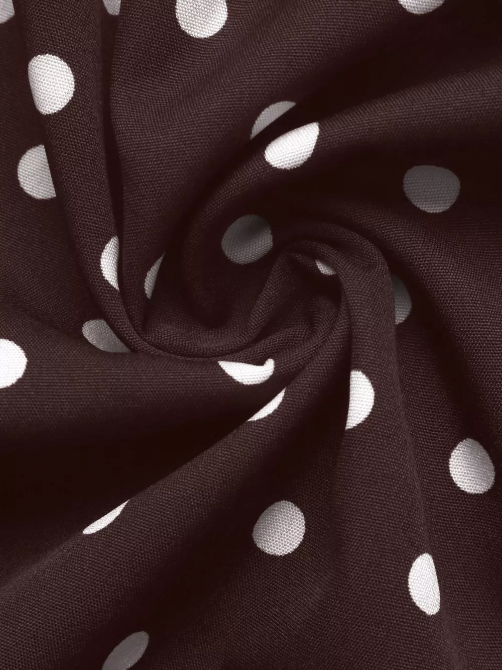 Polka Dot Long Sleeve Shirt Dress, image 14