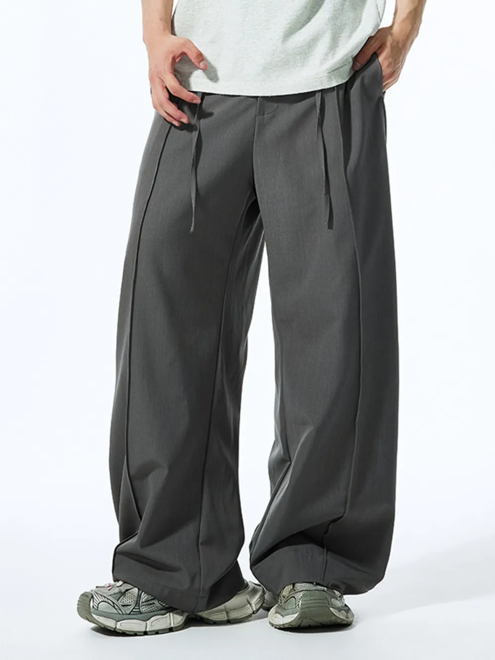 Men's High-Waist Wide-Leg Pants, image 5
