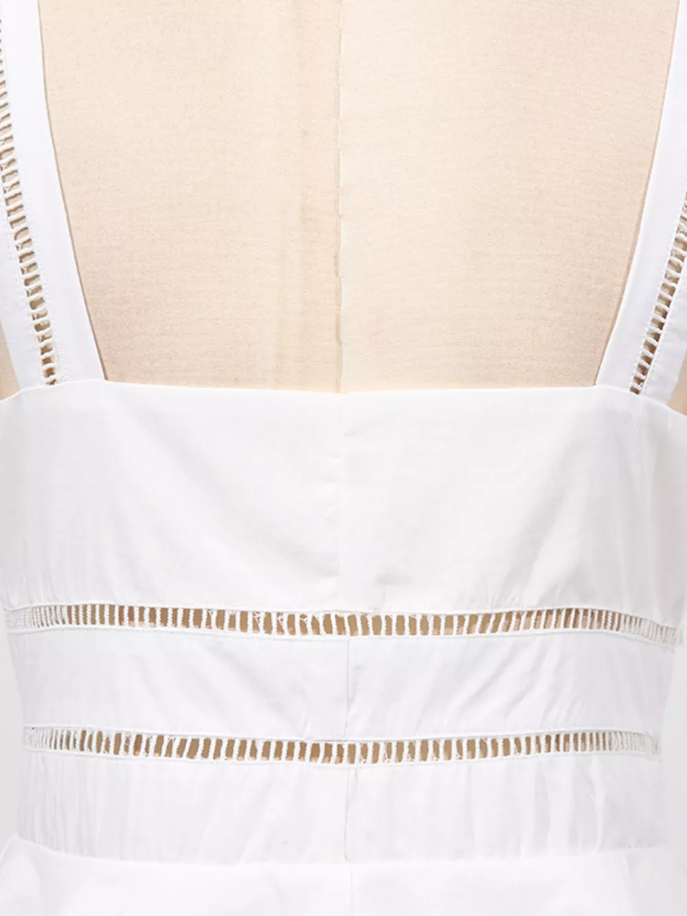 Sleeveless Eyelet Embroidered Button-Down Midi Dress, image 10