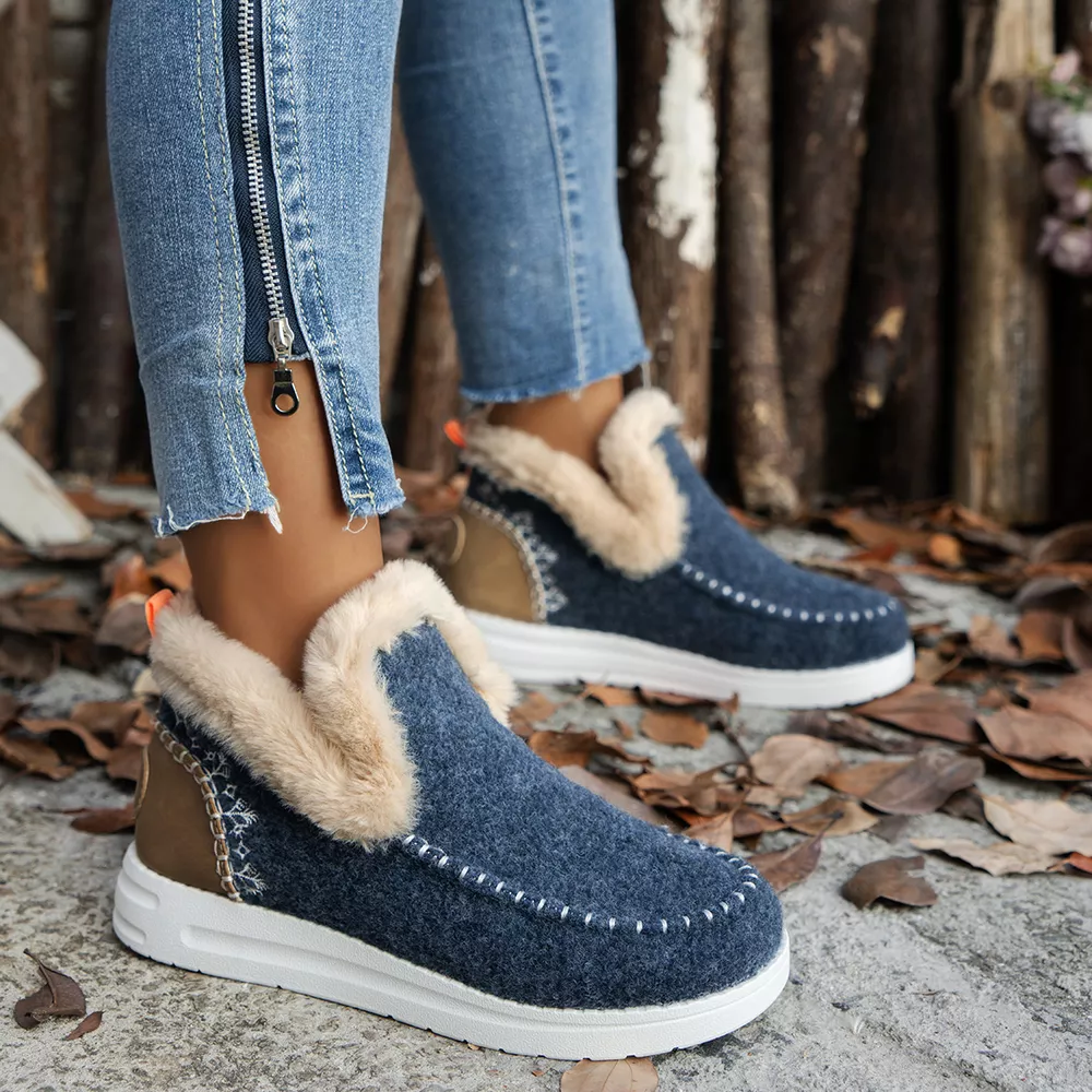 Round Toe Winter Ankle Boots, image 12