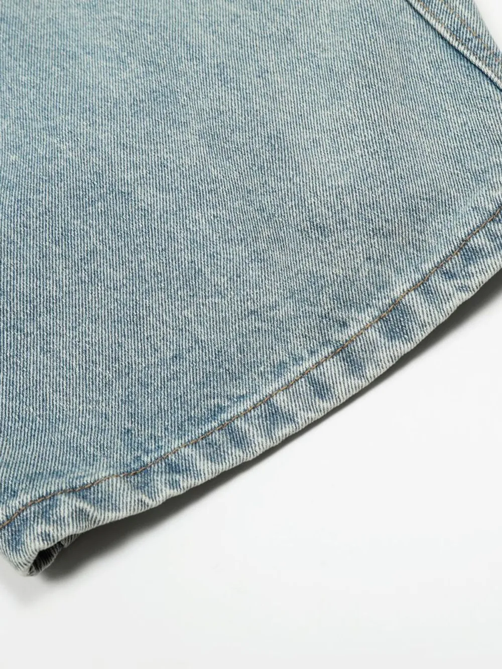 Men's Washed Wide Leg Baggy Jeans, image 10
