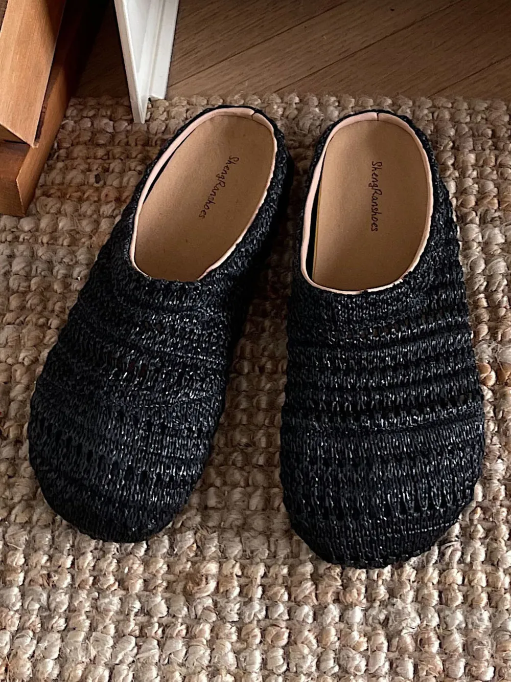 Knitted Round Toe Slip-Ons, image 3