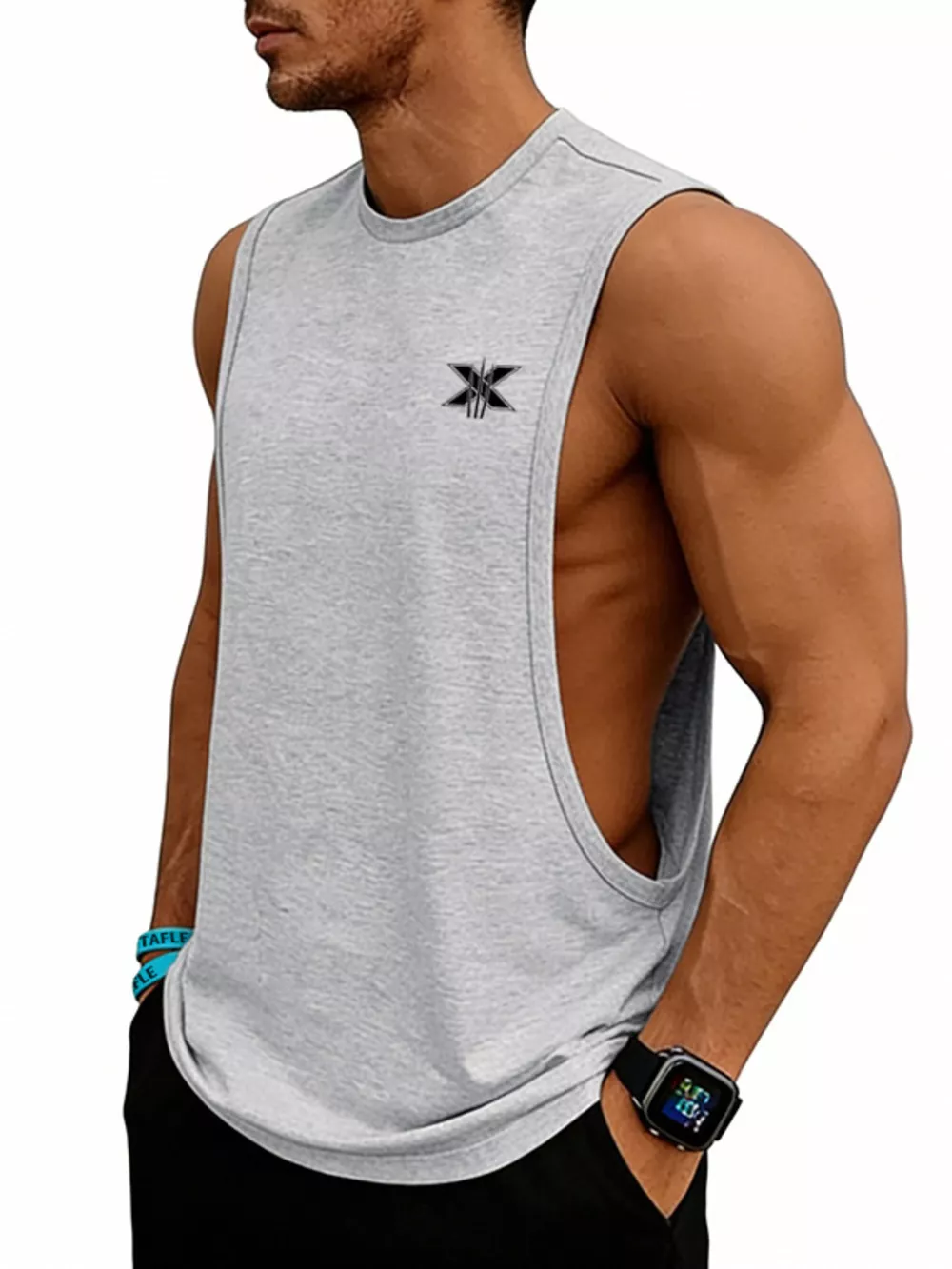Men's Full Size Round Neck Tank Plus Size, image 16