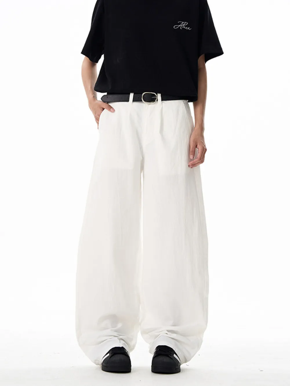 Men's Wide Leg Pants, image 2