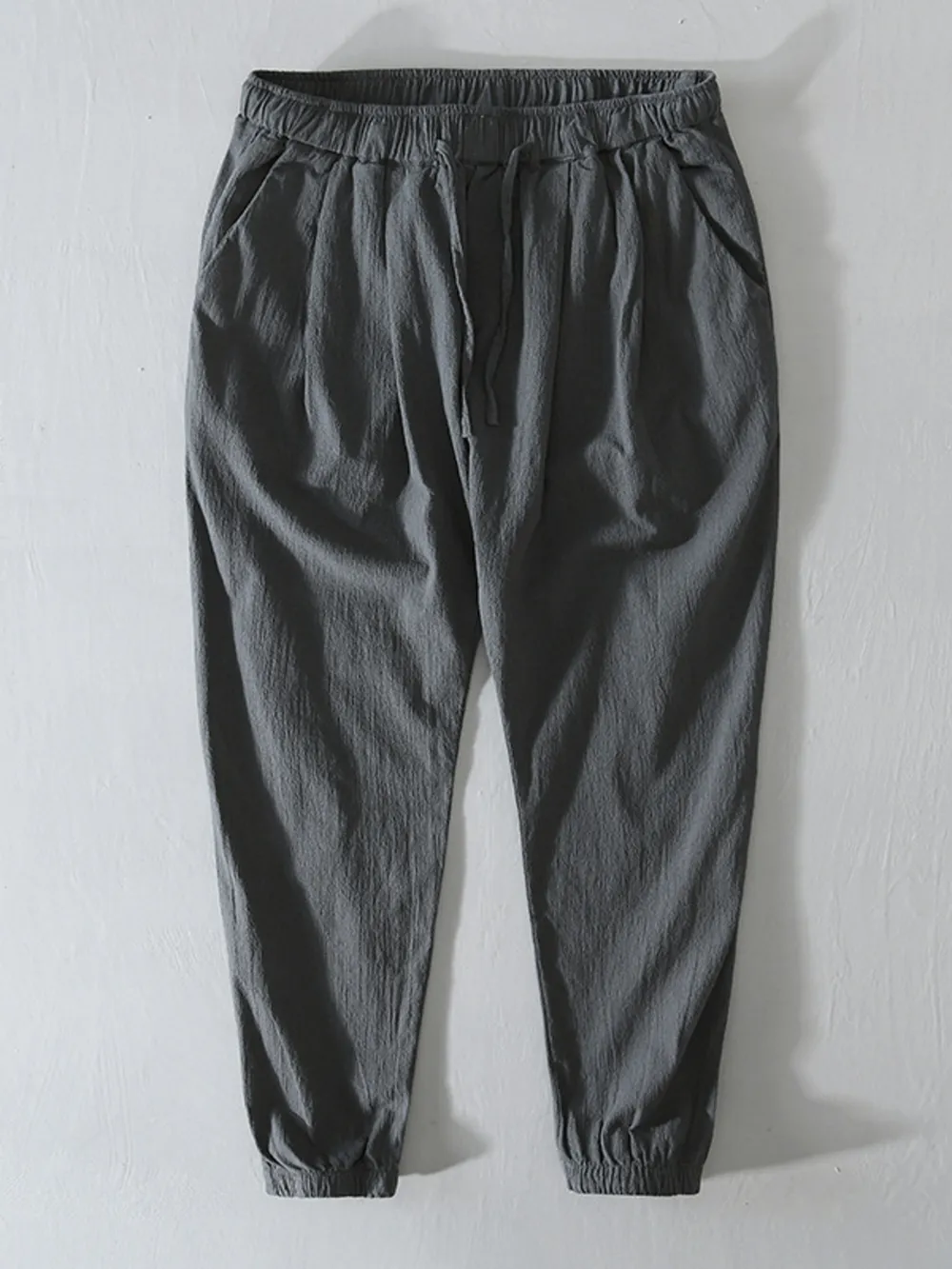 Men's Plus Size Casual Drawstring Joggers, image 3