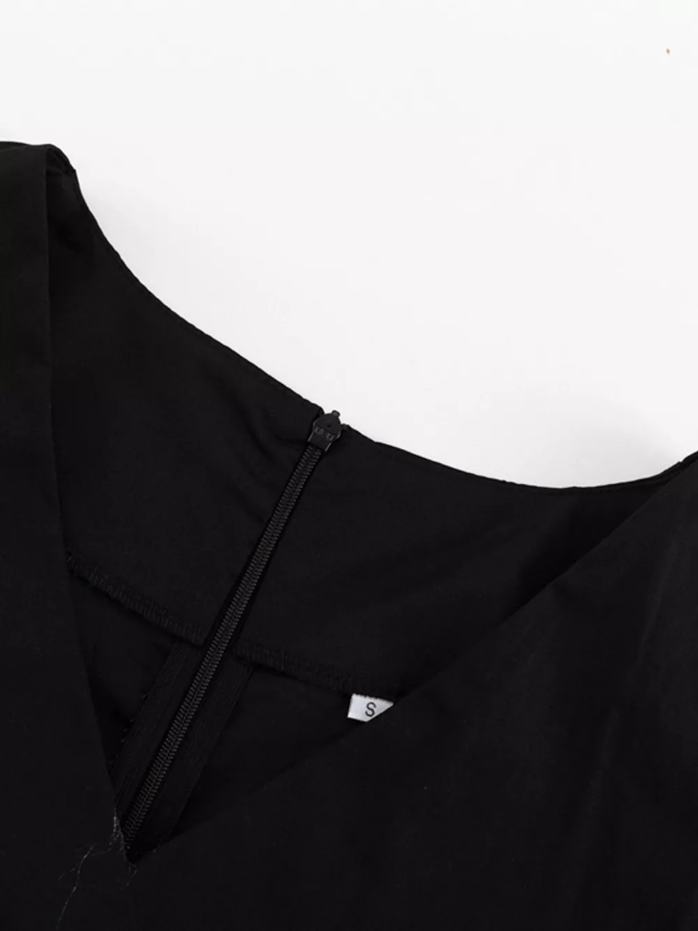 Ruffled Hem Ruched Puff Sleeve Mini Dress, image 11