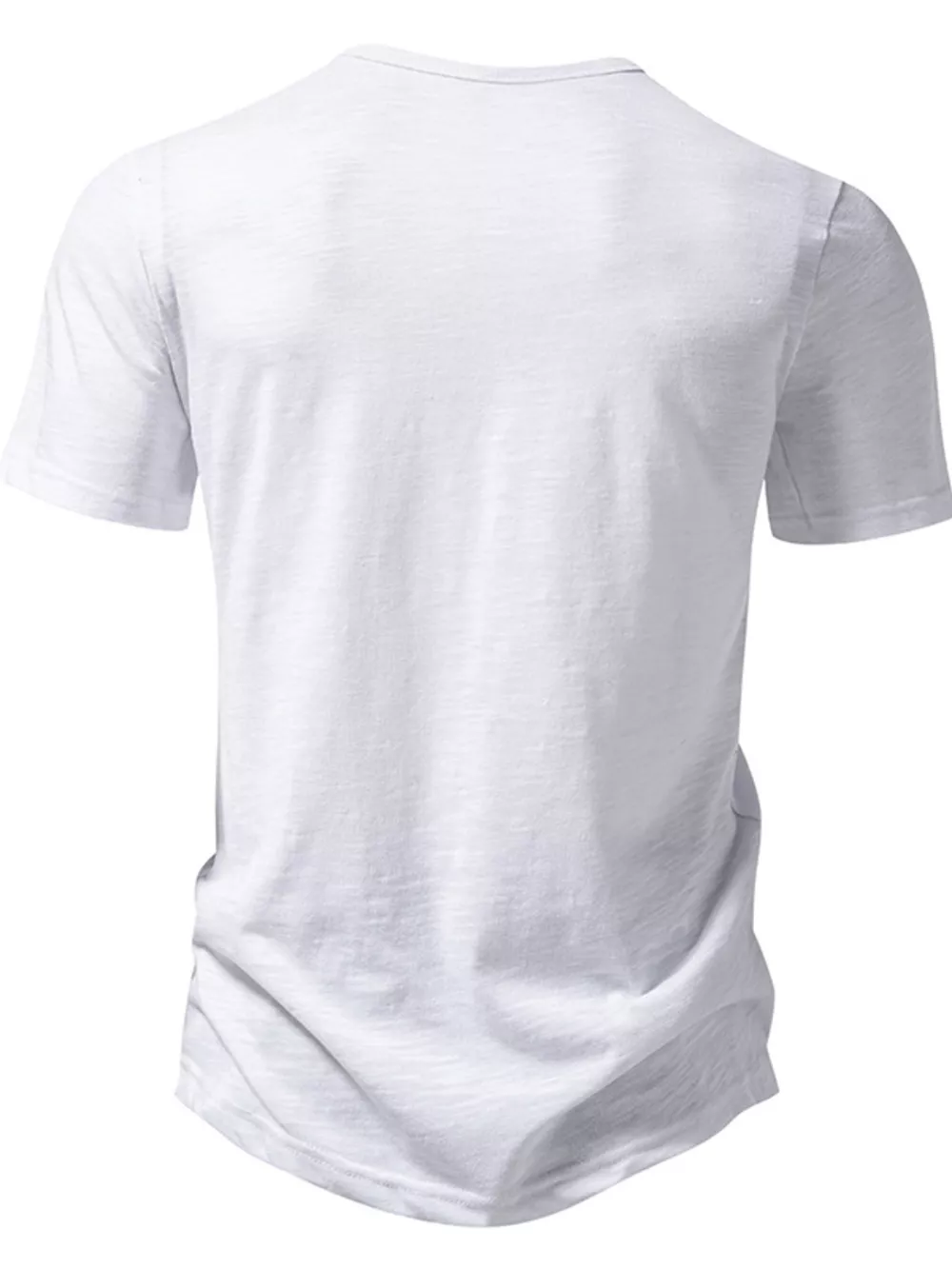 Men's Casual Button Detail T-Shirt, image 7