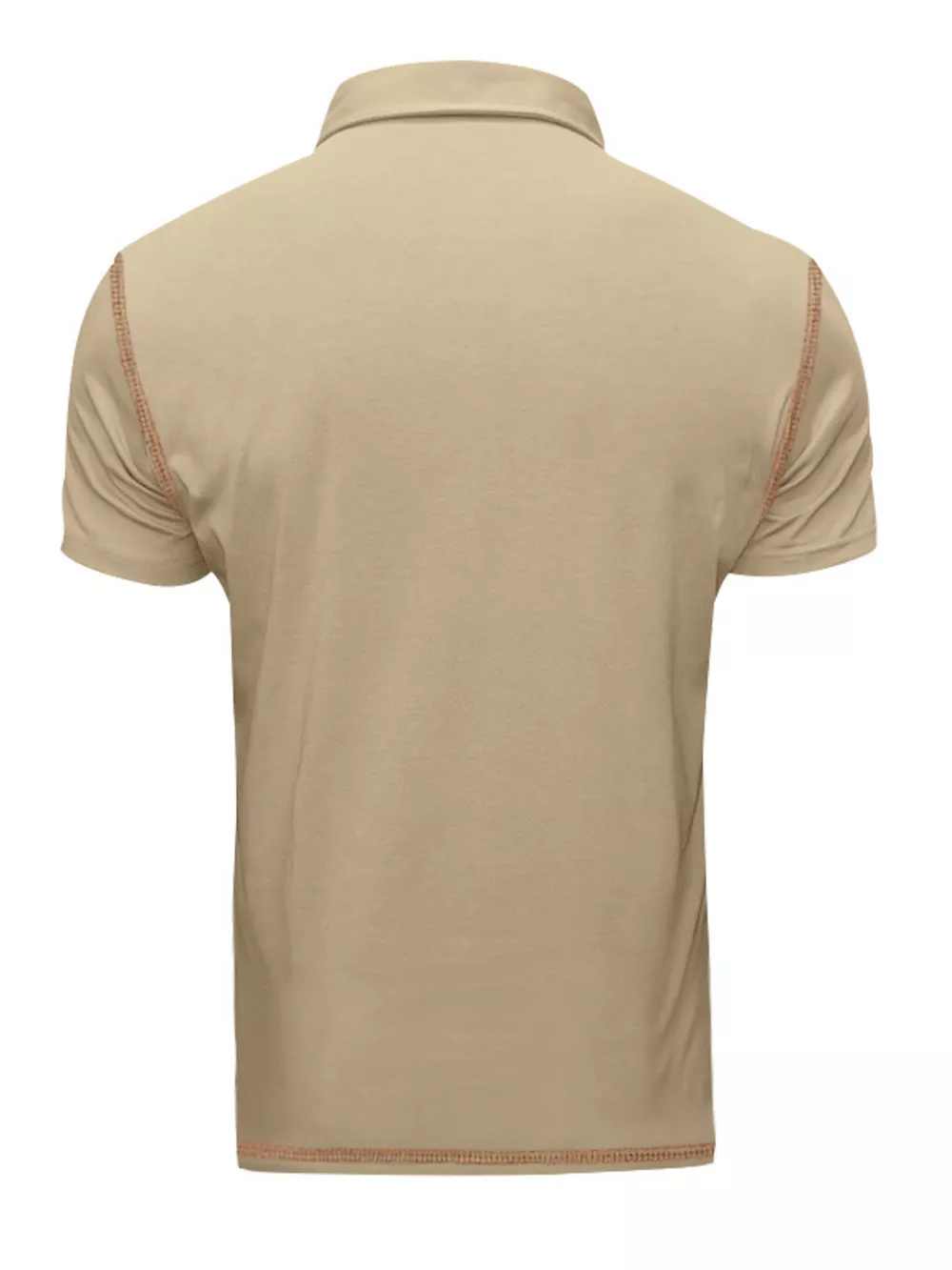 Men's Full Size Contrast Stitching Short Sleeve Top Plus Size, image 9