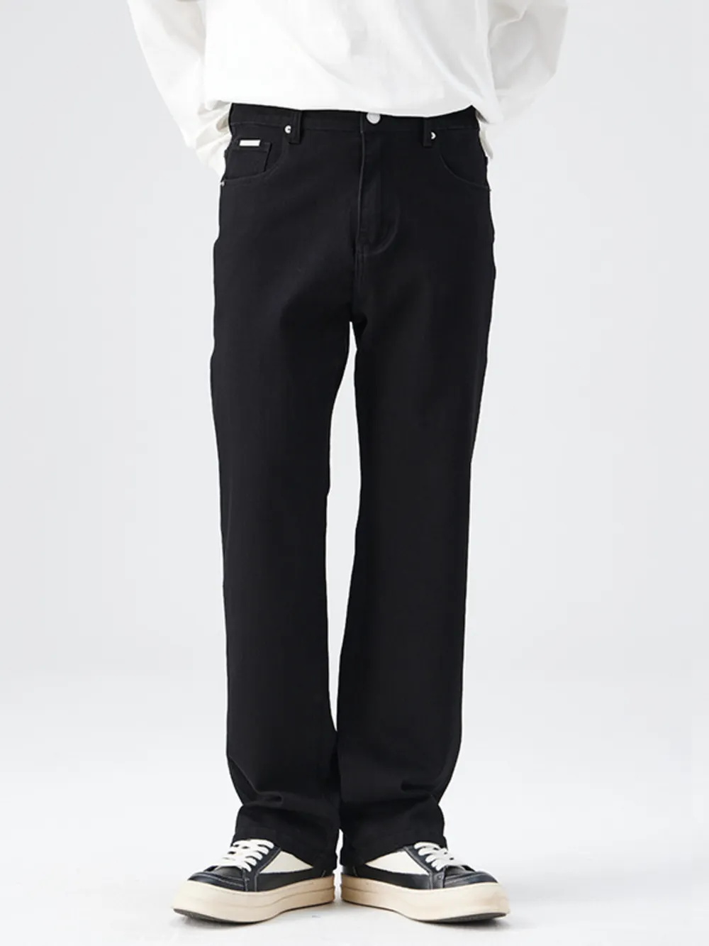 Men's Full Size Wide Leg Jeans Plus Size