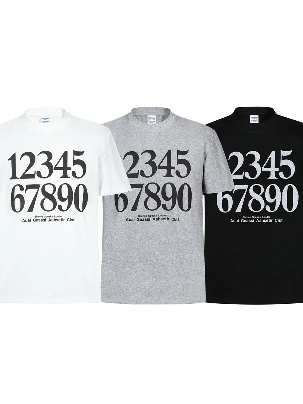 Men's Number Casual Short Sleeve T-Shirt, image 2