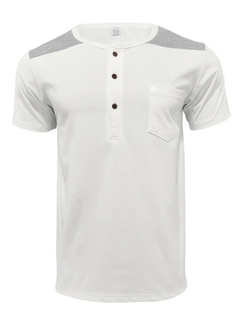 Men's Full Size Round Neck Short Sleeve T-Shirt Plus Size, image 2