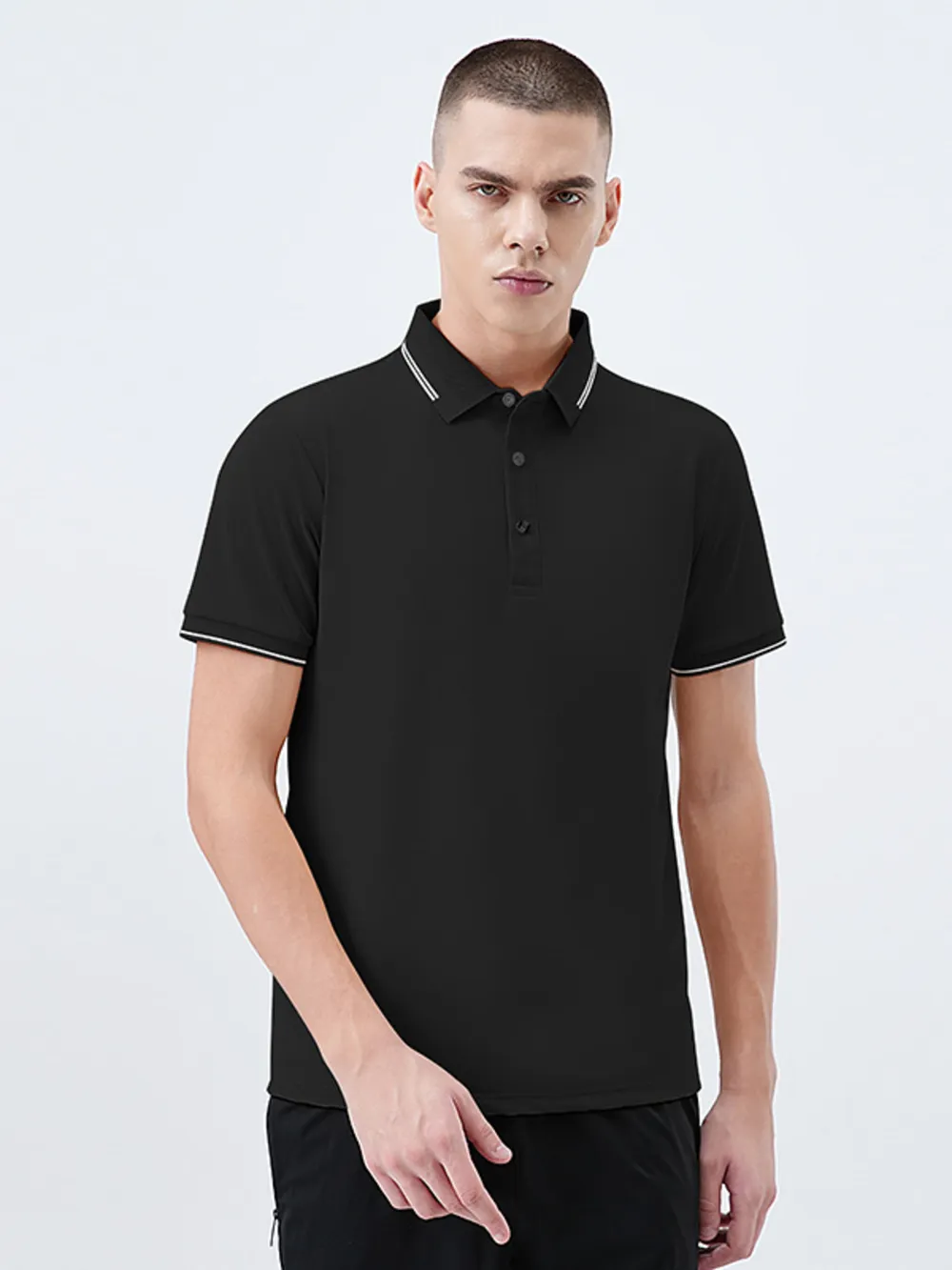 Men's Plus Size Classic Short Sleeve Polo Shirt
