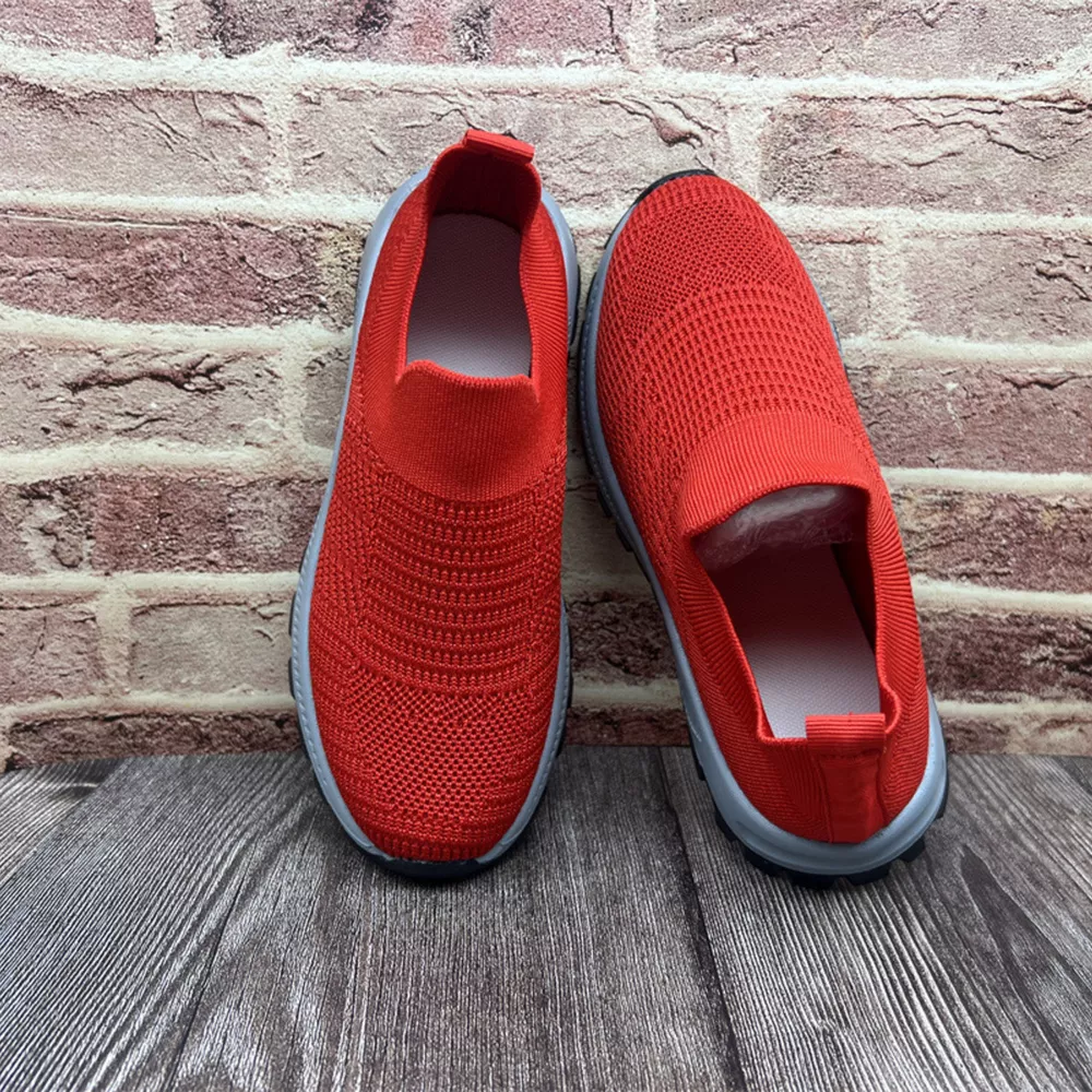 Round Toe Mesh Slip-Ons, image 9