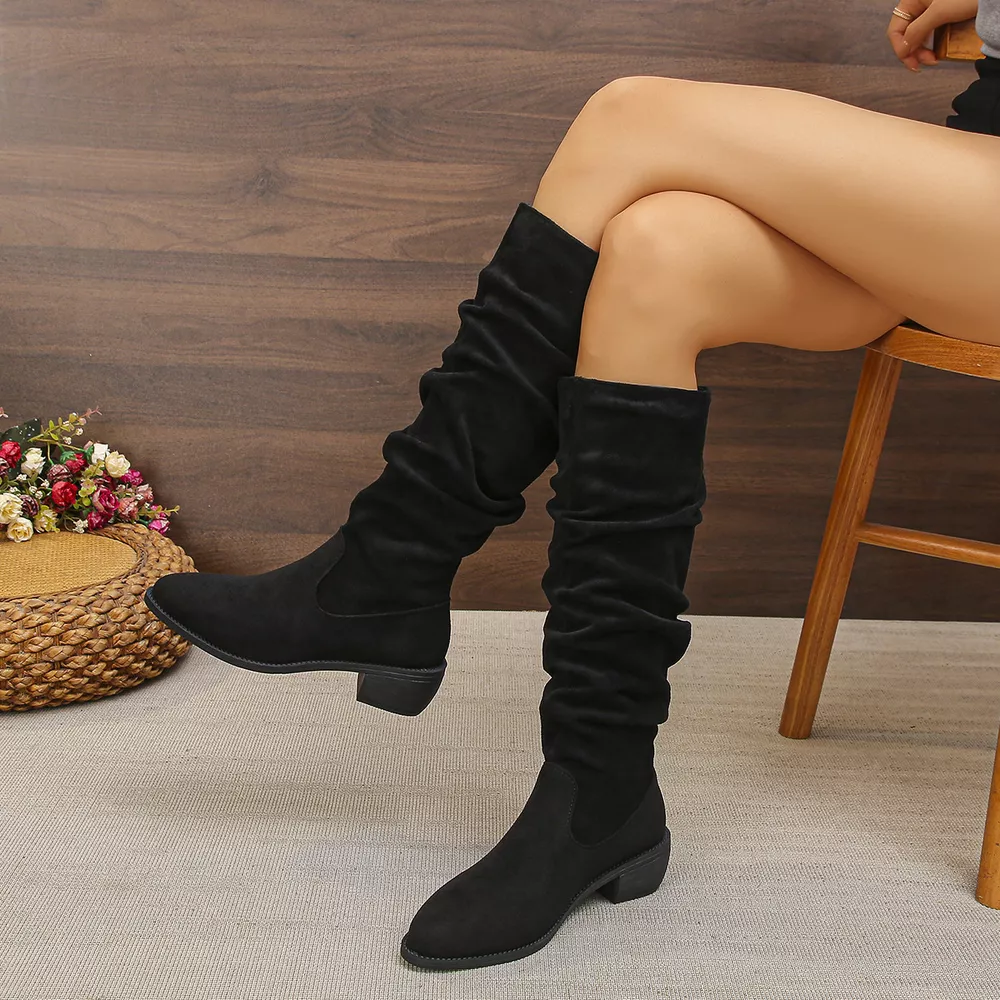 Point Toe Slouchy Boots, image 5