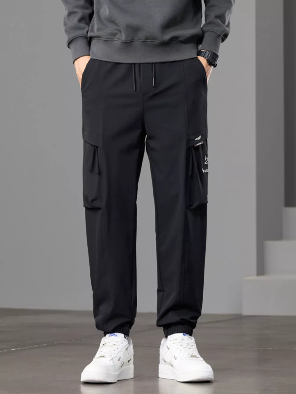 Men's Casual Cargo Joggers