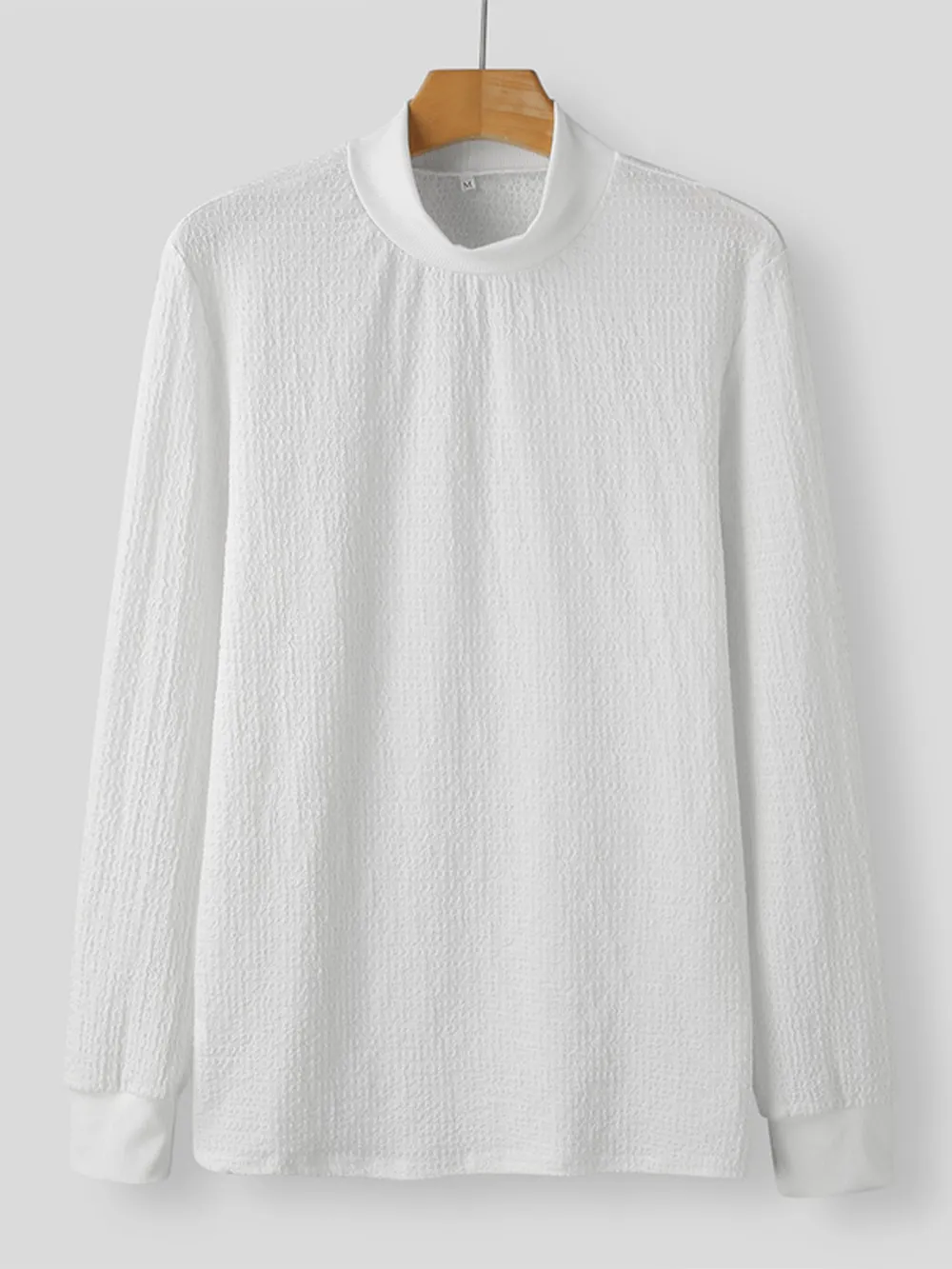 Men's Round Neck Long Sleeve T-Shirt, image 2