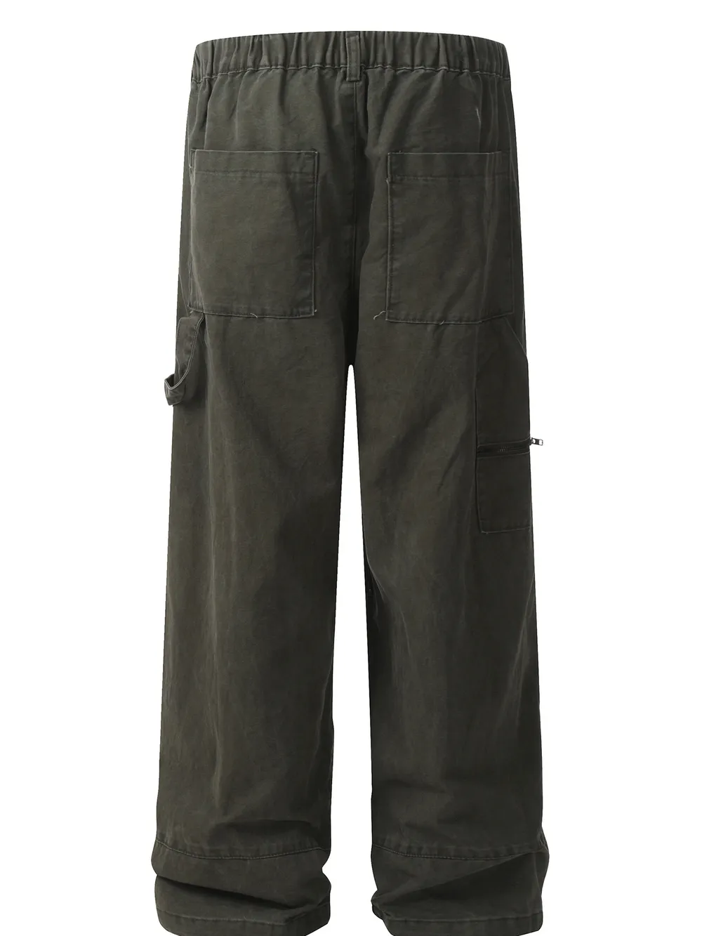 Men's Baggy Cargo Jeans with Multi-Pocket, image 3