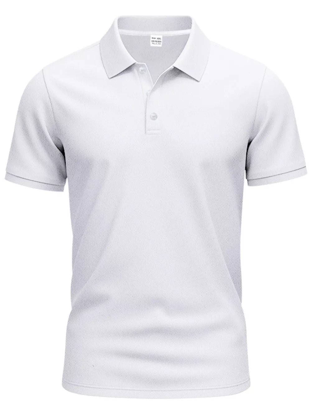 Men's Full Size Button Detail Short Sleeve Polo Plus Size, image 18