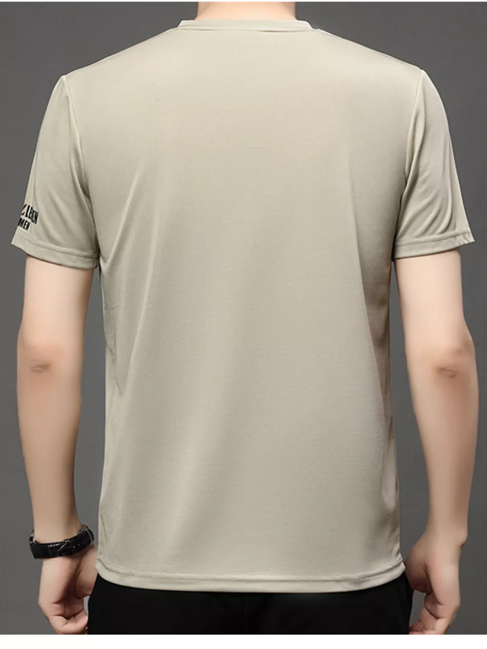 Men's Plus Size Round Neck Short Sleeve T-Shirt, image 13