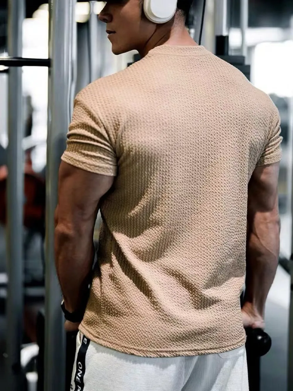 Men's Full Size Breathable Short Sleeve T-Shirt Plus Size, image 3