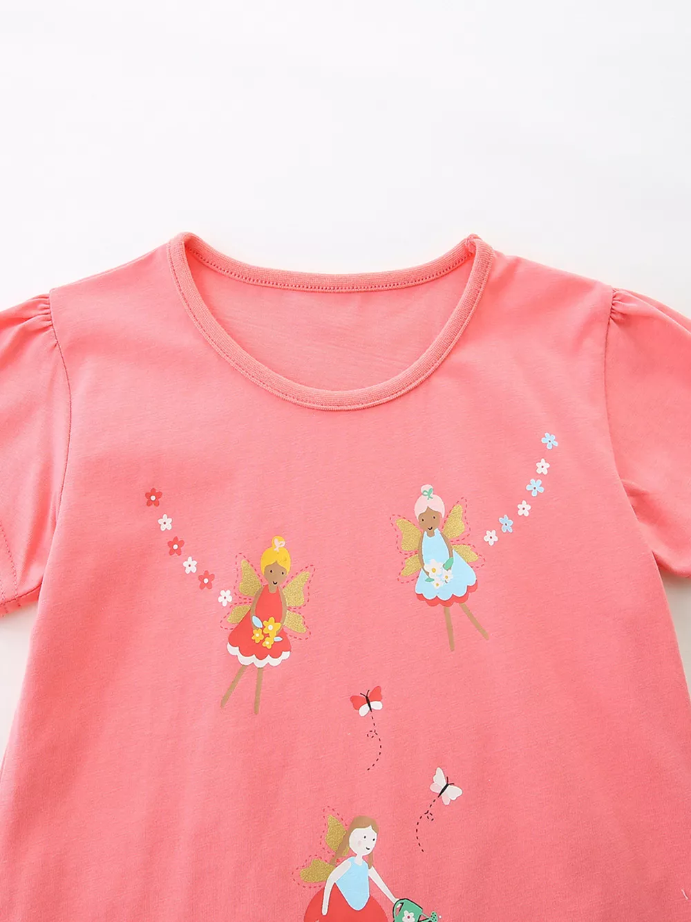 Children's Fairy Print Short Sleeve T-Shirt, image 3
