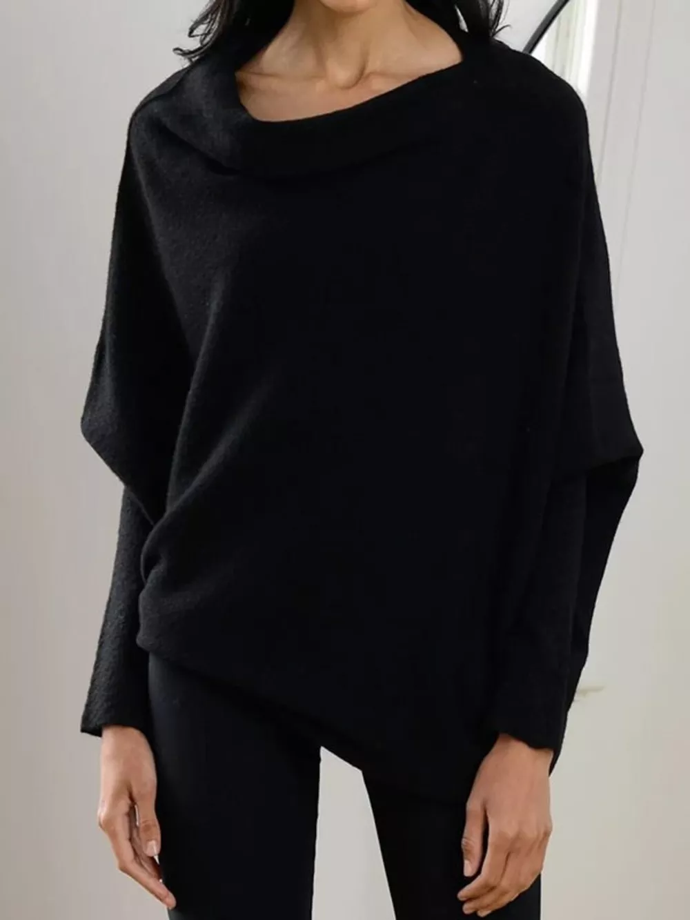Boat Neck Long Sleeve Sweater, image 10