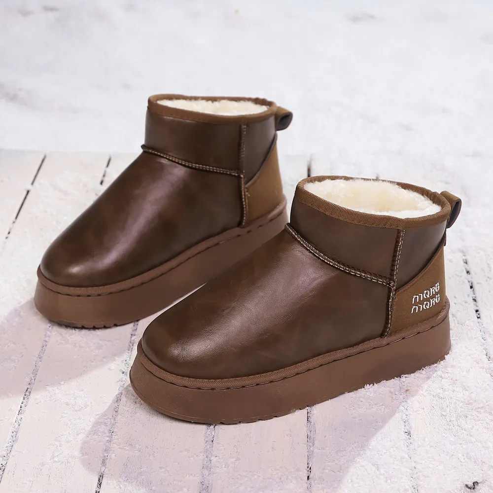 Faux-Fur Platform Ankle Boots, image 14