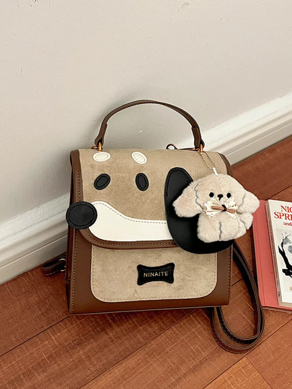 Color Block Backpack Bag, image 10