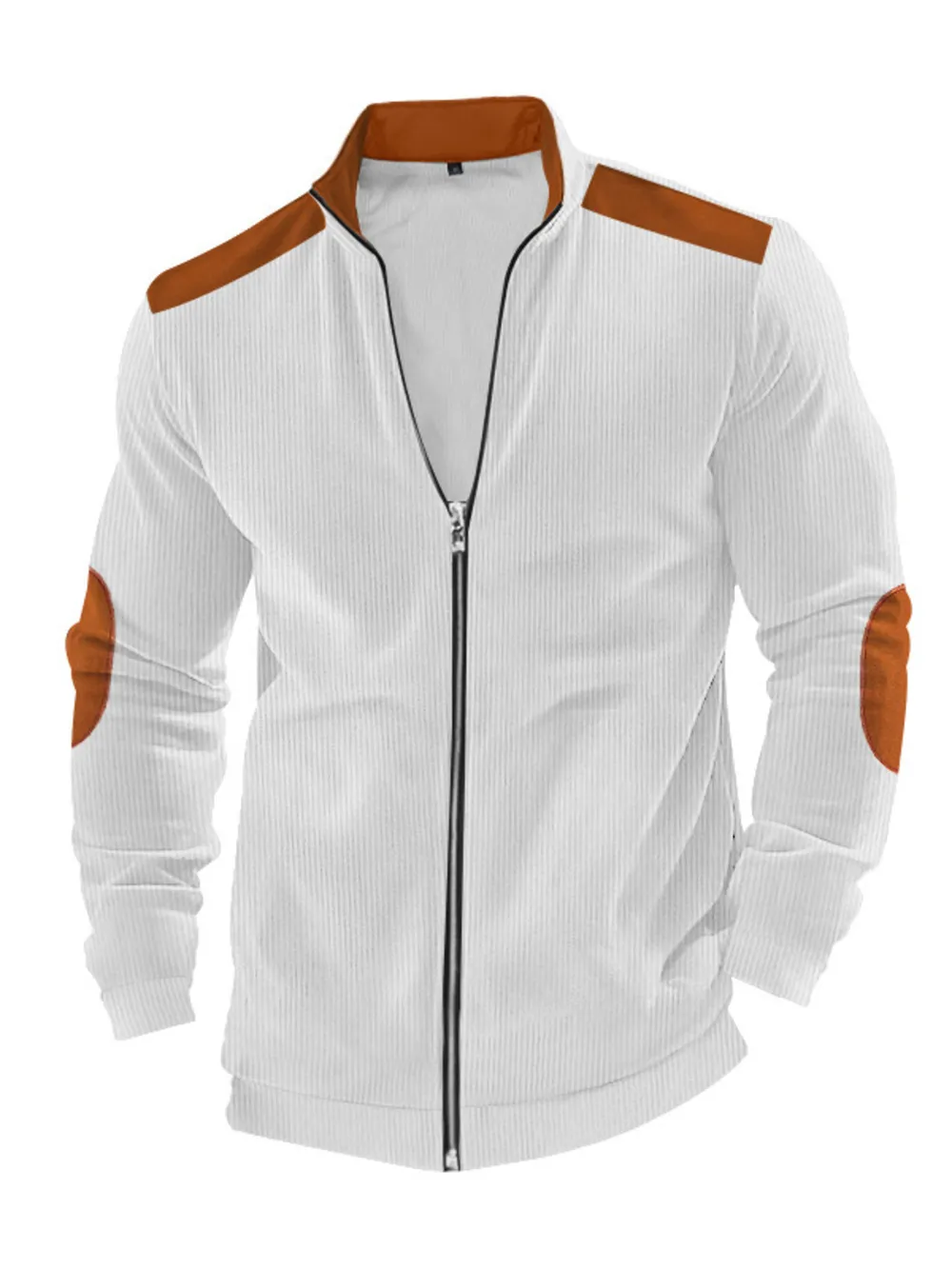 Men's Full Size Zip Up Long Sleeve Jacket Plus Size, image 9