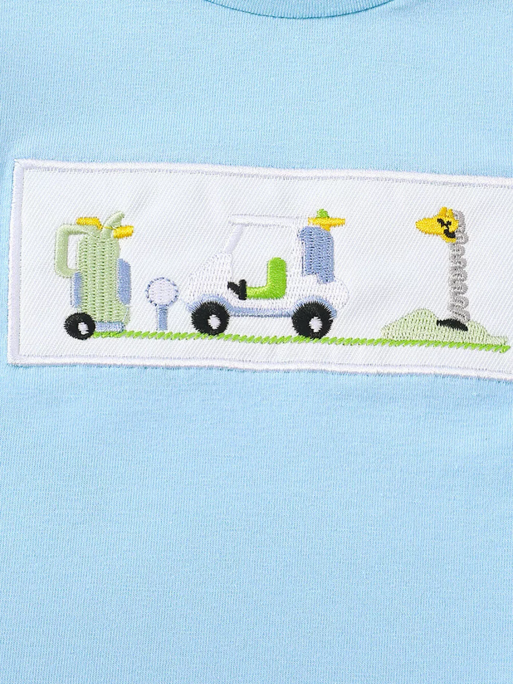 Children's Embroidered Round Neck Tee and Shorts Set, image 2