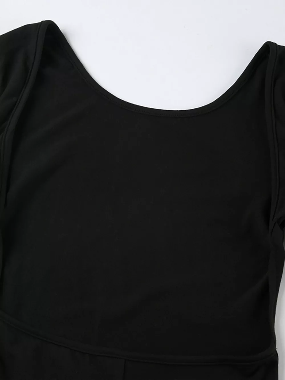 Long Sleeve Ruched Active Romper, image 3