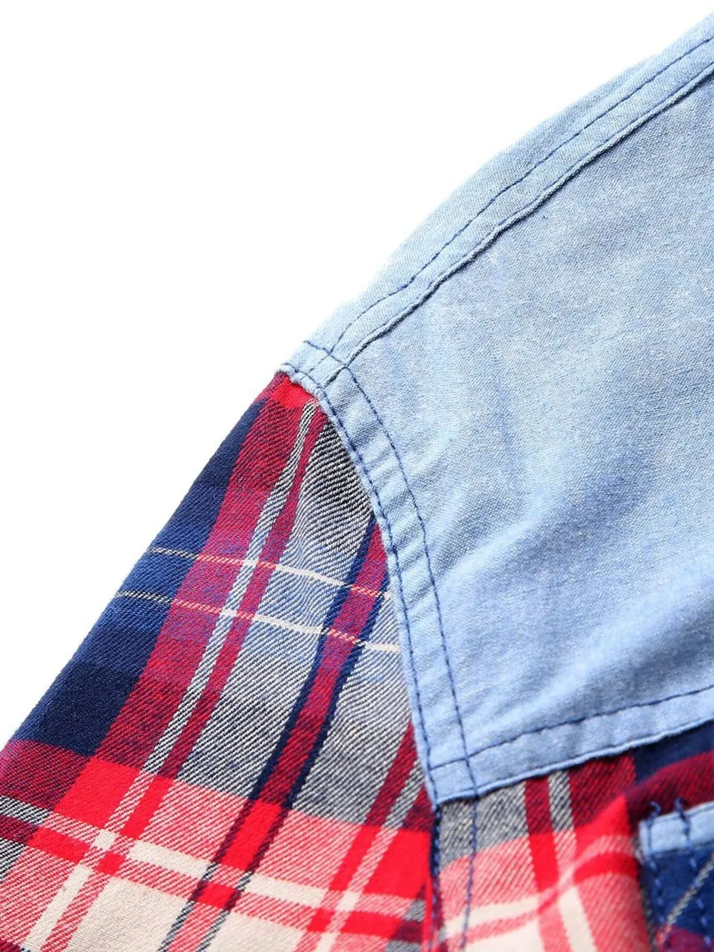 Men's Plus Size Drawstring Plaid Fleece Lined Hooded Outerwear, image 7
