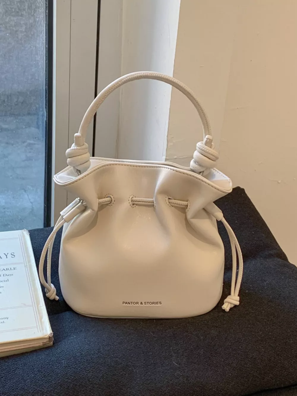 Drawstring Bucket Crossbody Bag, image 8