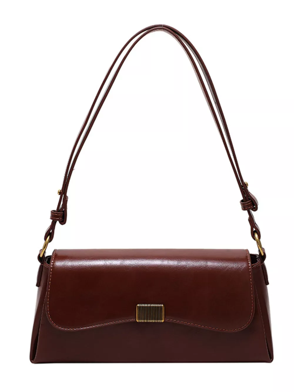 Leather Flap Shoulder Bag, image 8
