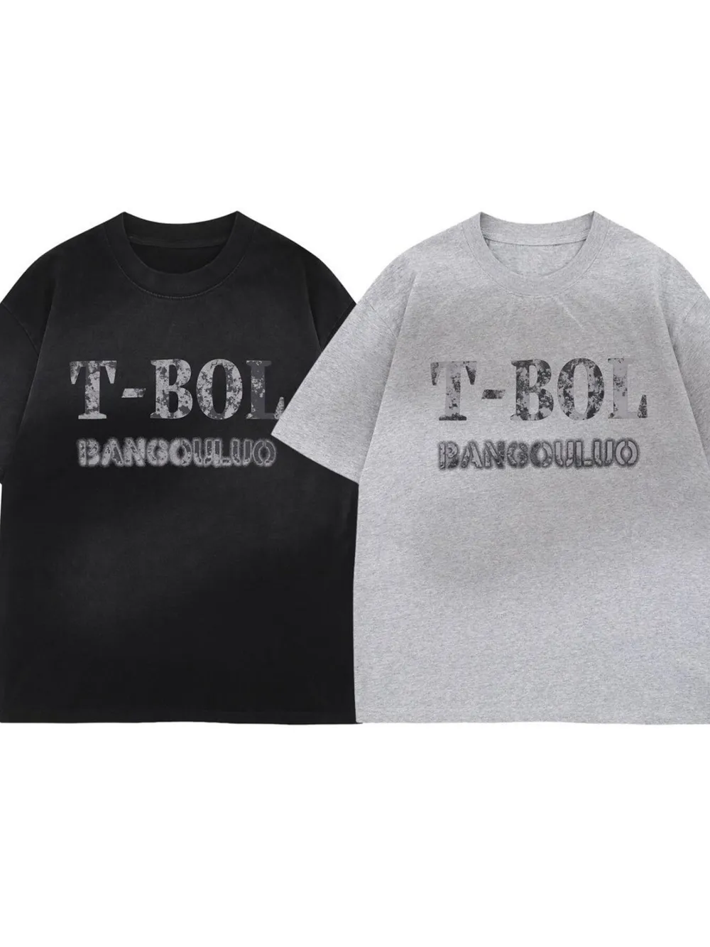Men's Letter Graphic Round Neck Short Sleeve T-Shirt, image 5
