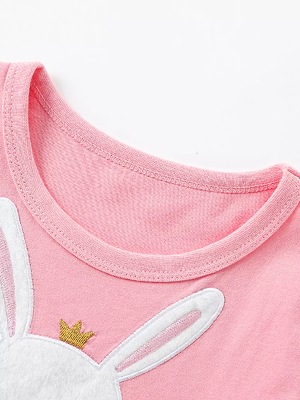Children's Bunny Applique Tulle Layered Dress, image 3