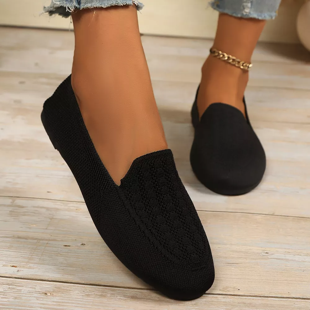 Breathable Knitted Slip-Ons, image 3