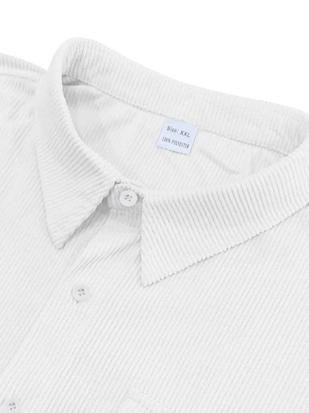 Men's Full Size Button Up Short Sleeve Shirt Plus Size, image 8