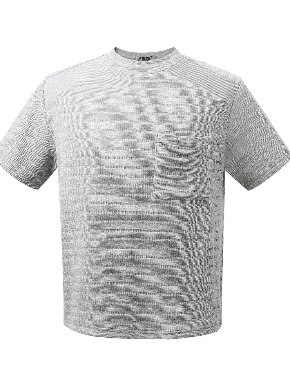 Men's Basic style Round Neck Solid T-Shirt, image 5
